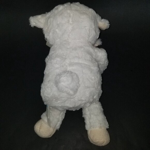 Cloud Island White Sheep Lamb Plush Lovey Rattle Mom Baby Stuffed Animal Toy - Picture 6 of 10